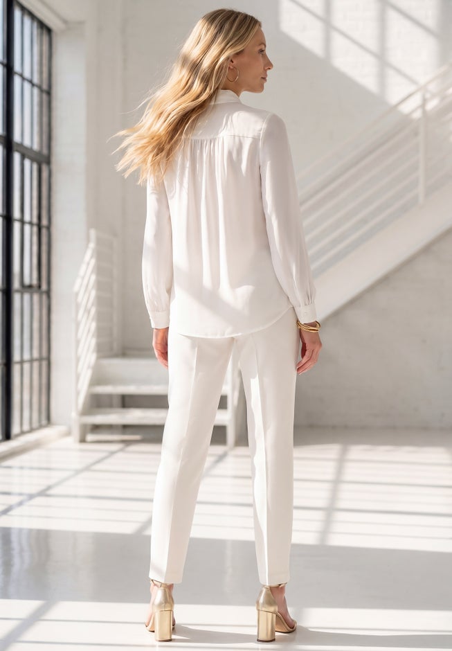 Long Sleeve Bow Blouse image number 1