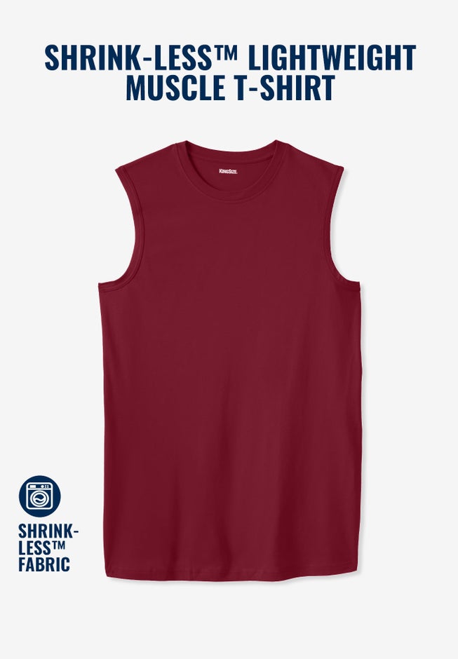 Shrink-Less Lightweight Muscle T-Shirt image number 4