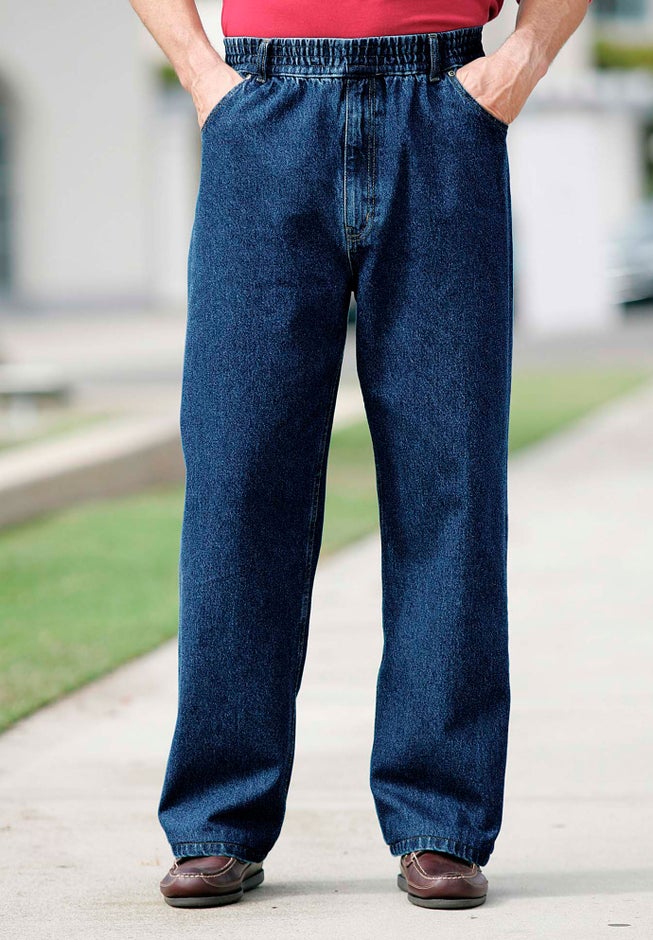 Loose Fit Comfort Waist Jeans image number 3