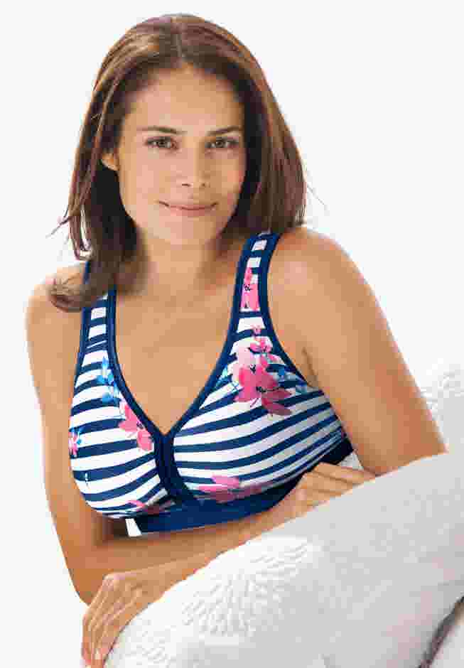 Wireless Back-Close Lounge Bra image number 3