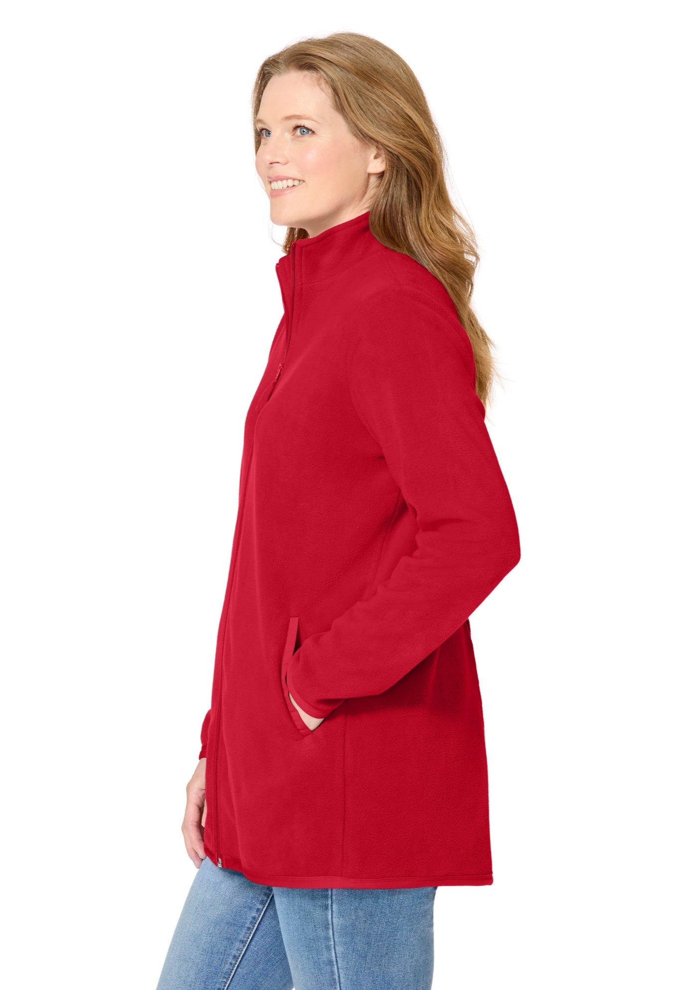 Zip-Front Microfleece Jacket image number 2