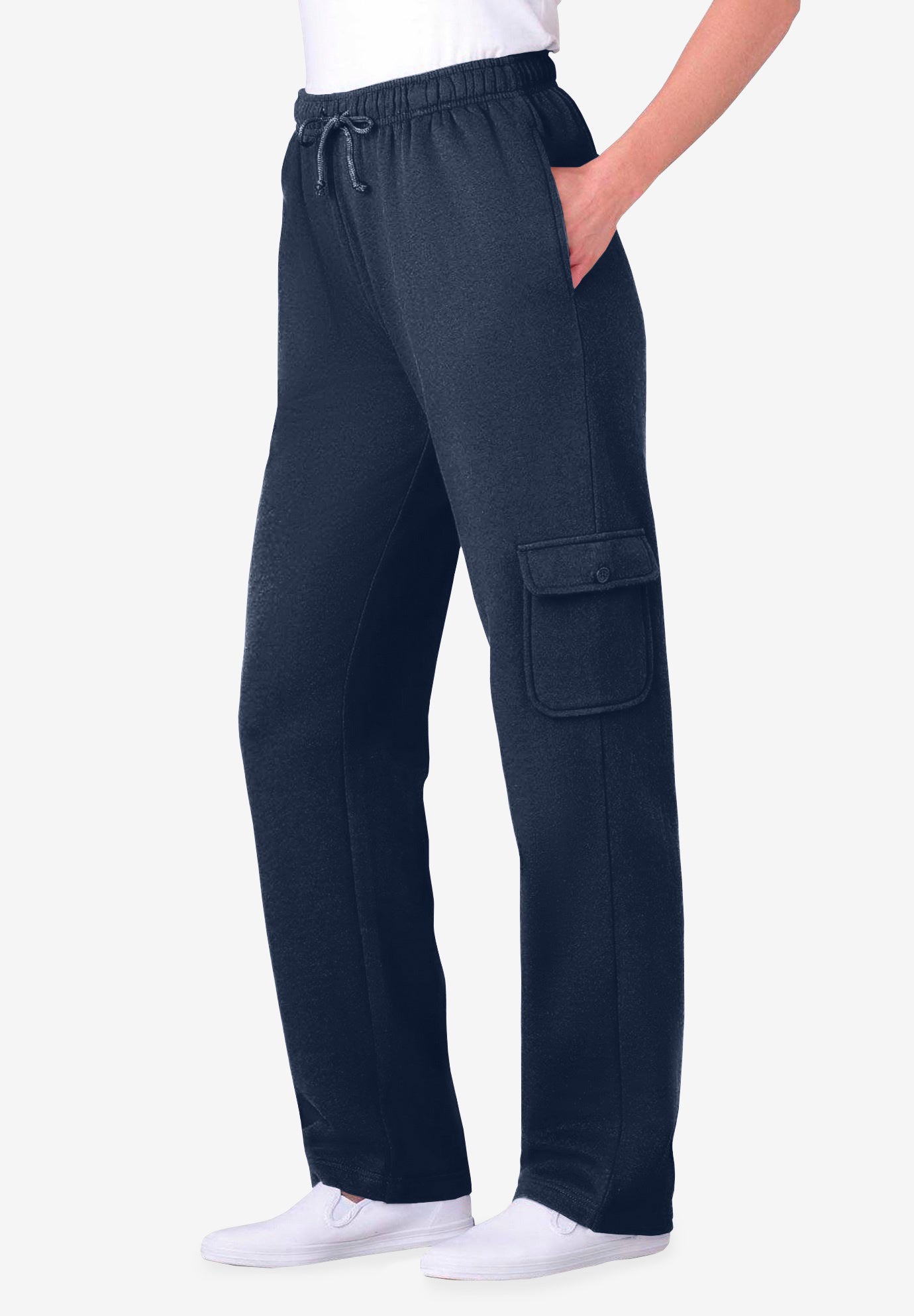 Better-Fleece Pull-On Cargo Sweatpants image number 0