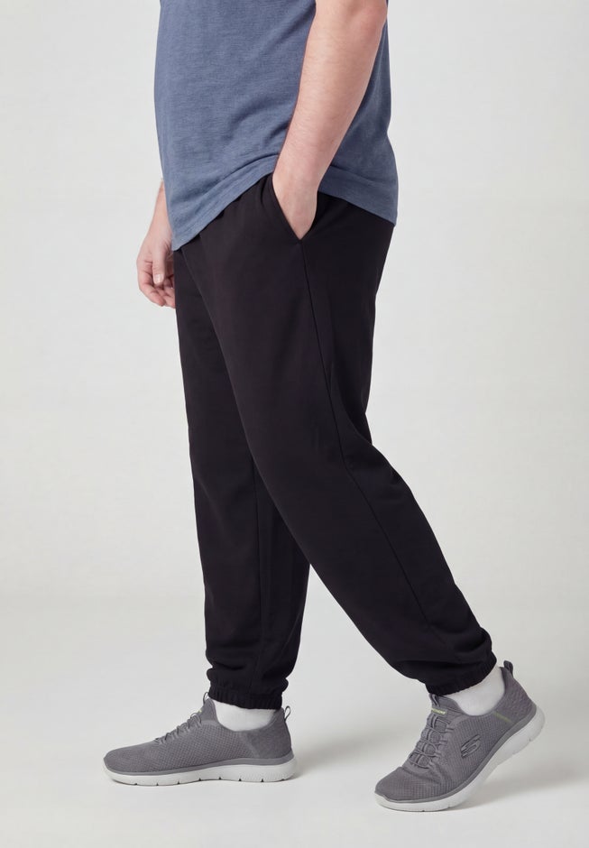 Lightweight Jersey Elastic Cuff Sweatpants image number 3