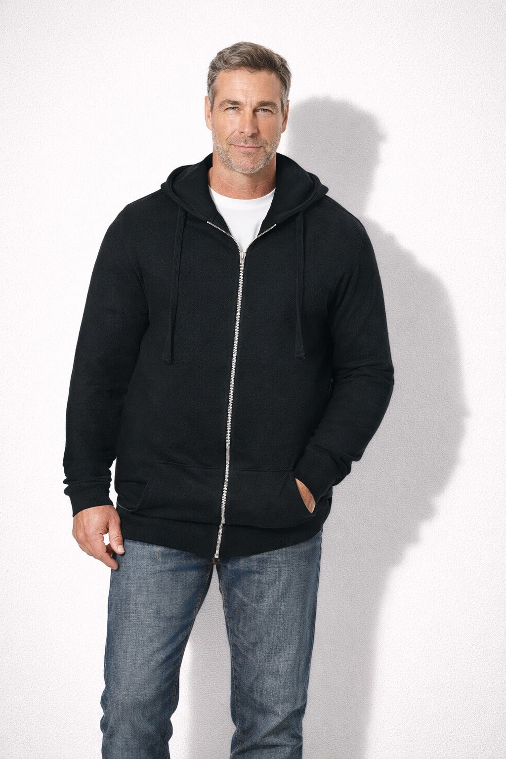 Fleece Zip-Front Hoodie image number 0