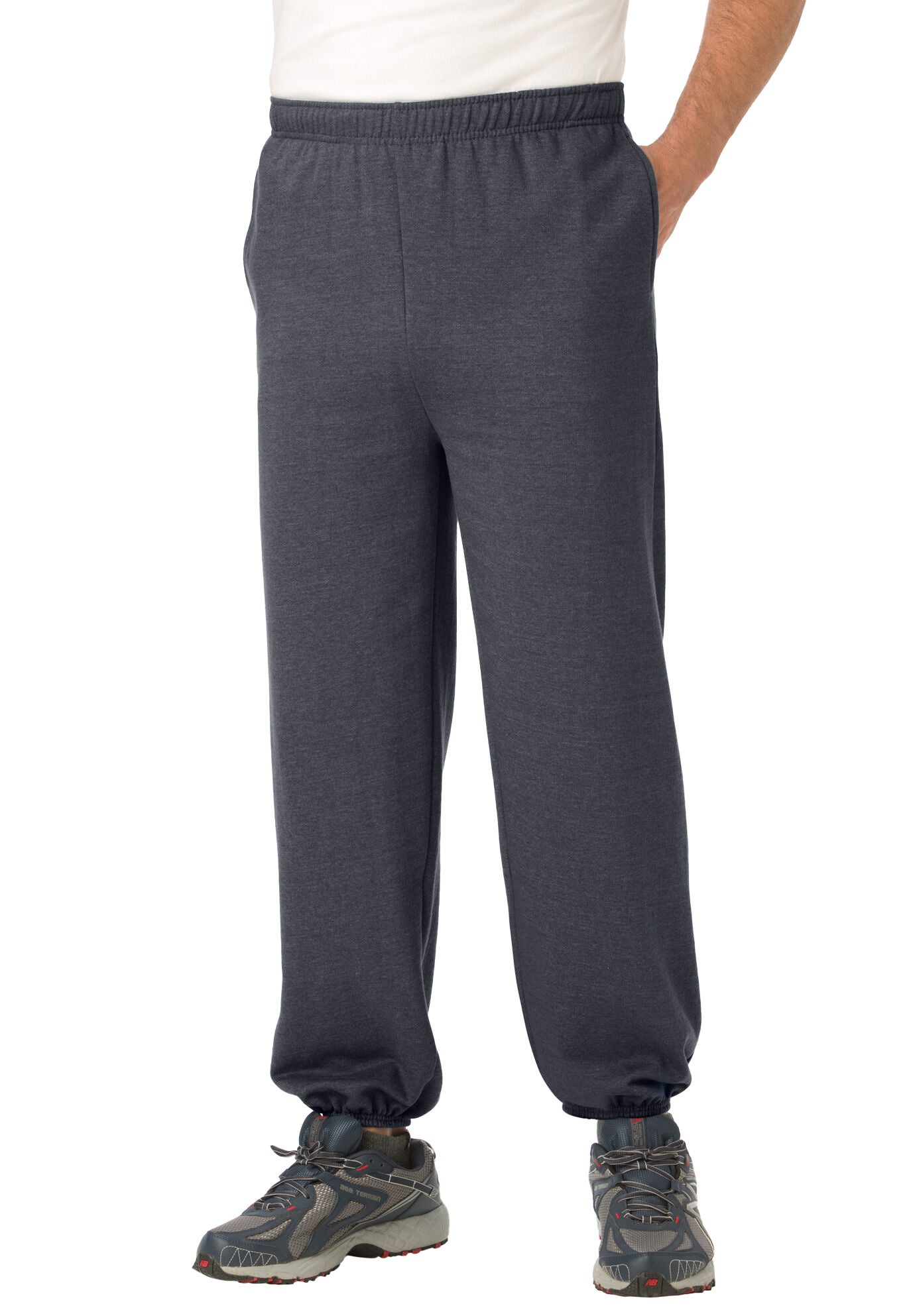 Fleece Elastic Cuff Sweatpants image number 0