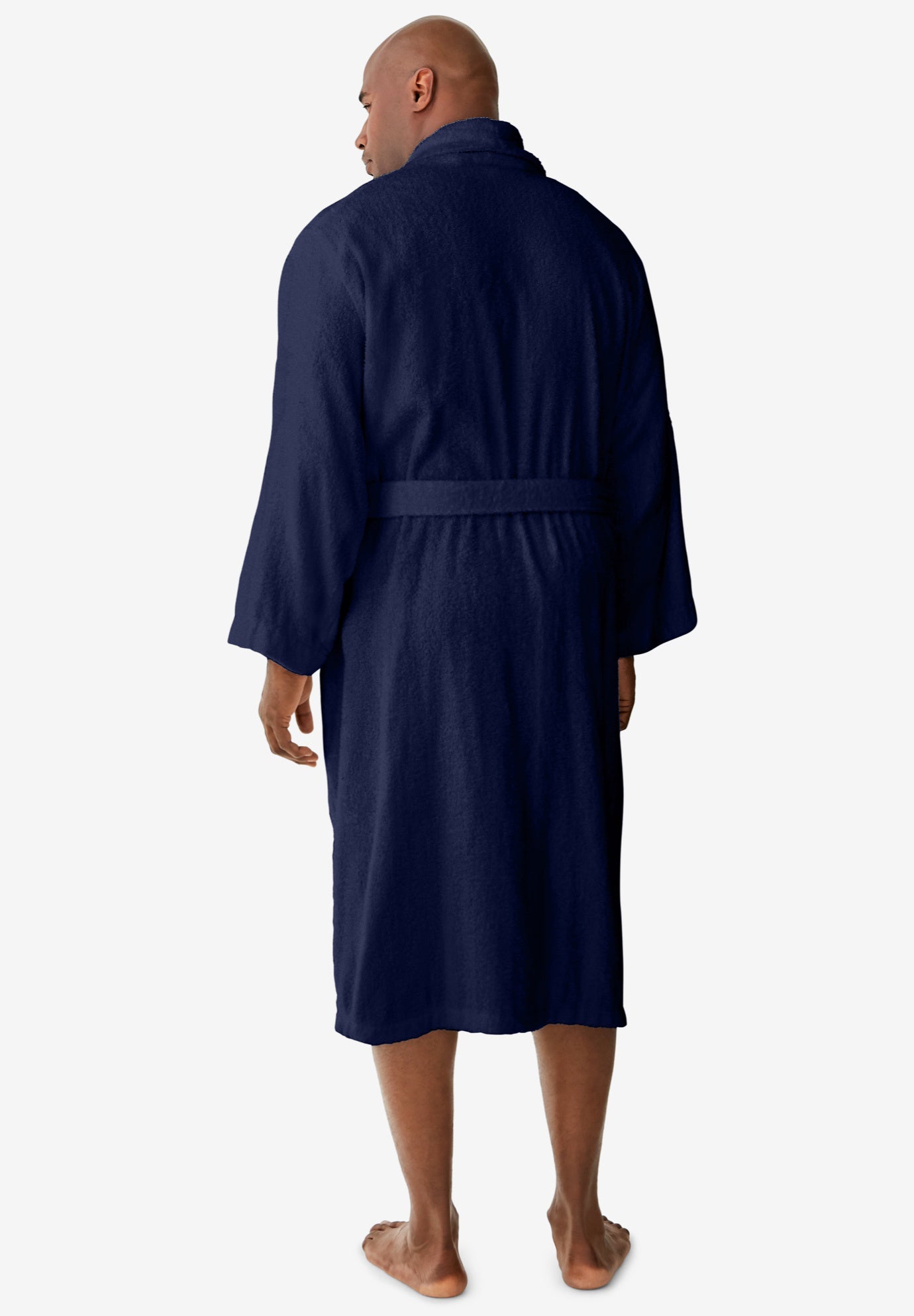 Terry Bathrobe with Pockets image number 3