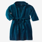 Terry Velour Hooded Maxi Robe image number 4