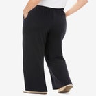 7-Day Knit Wide-Leg Pull-On Pants image number null