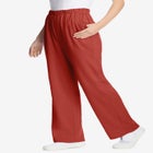 7-Day Knit Wide-Leg Pull-On Pants image number null