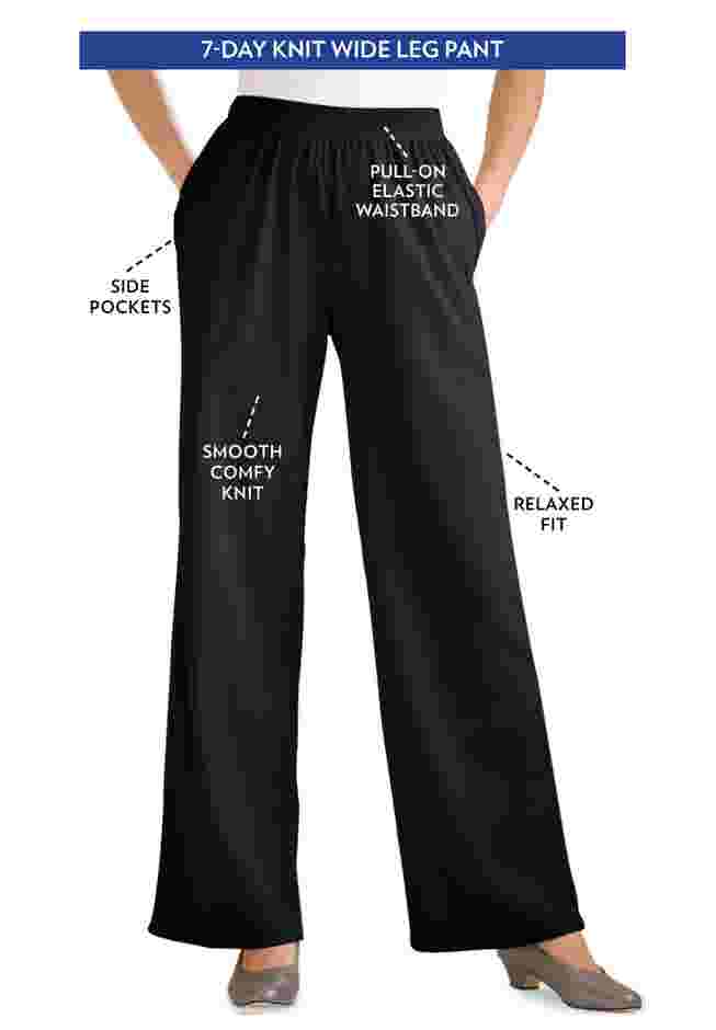7-Day Knit Wide-Leg Pant image number 0