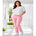 Straight-Leg Stretch Denim Five-Pocket Jeans image number null