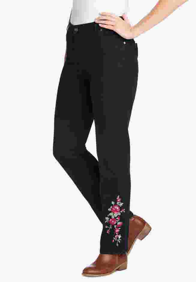 Straight-Leg Stretch Denim Jean image number 2