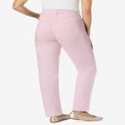 Straight-Leg Stretch Denim Five-Pocket Jeans image number null