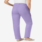 Straight-Leg Stretch Denim Five-Pocket Jeans image number null