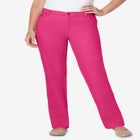 Straight-Leg Stretch Denim Five-Pocket Jeans image number null