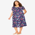 Short Print Shirred Lounger image number null