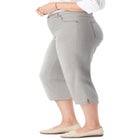 Stretch Denim Five-Pocket Capri Jeans image number null