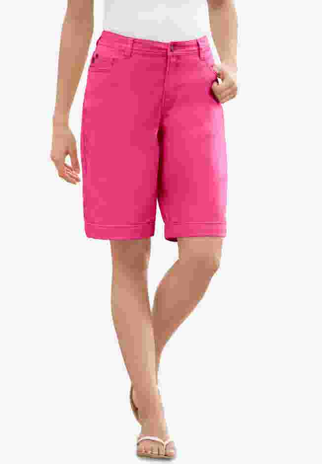 Stretch Denim Jean Bermuda Short image number 0