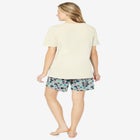 Knit PJ Short Set image number 1