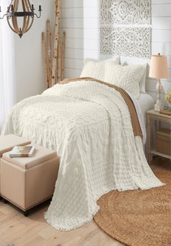 Cotton Georgia Chenille Bedspread
