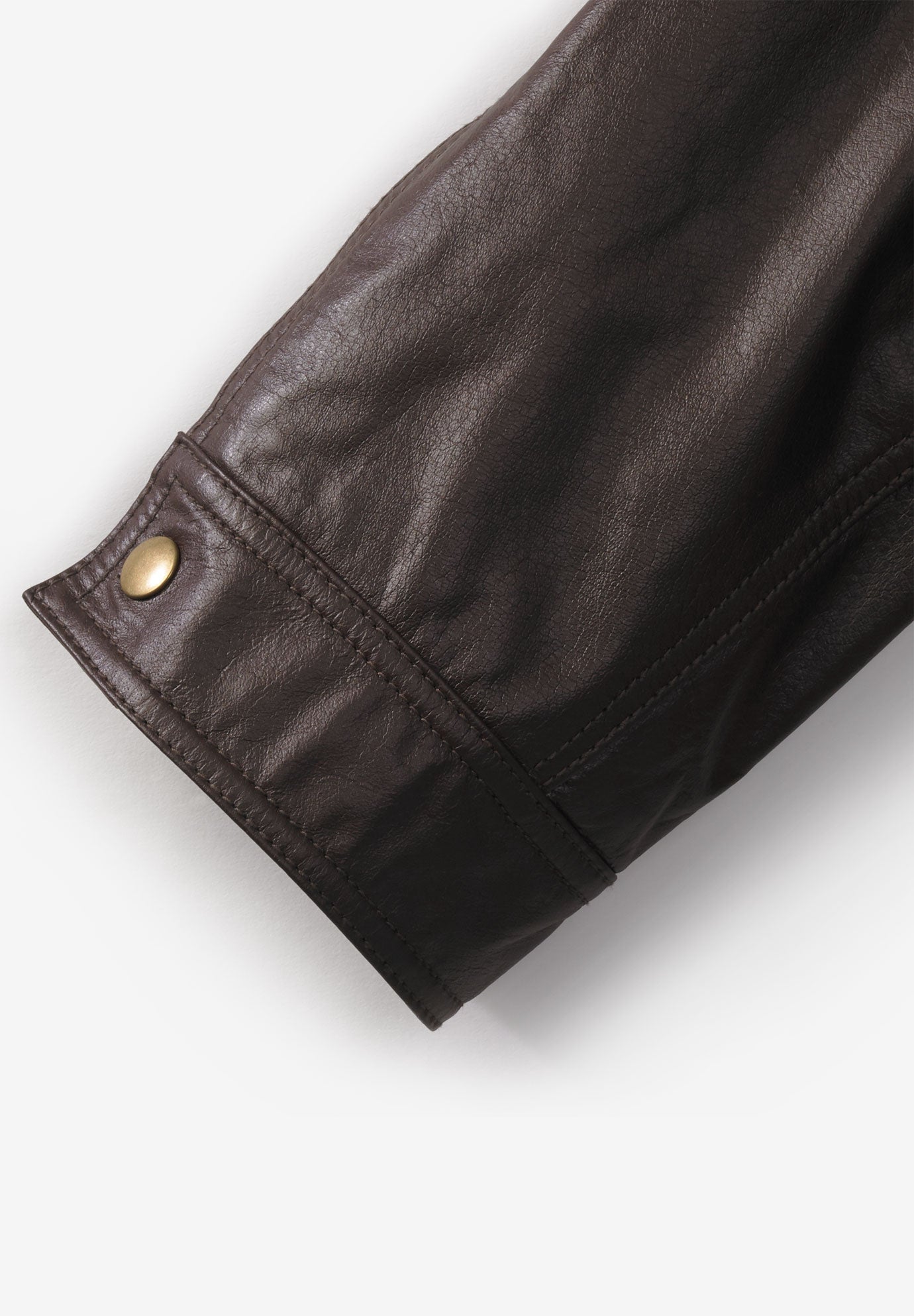 Leather Bomber Jacket image number 2