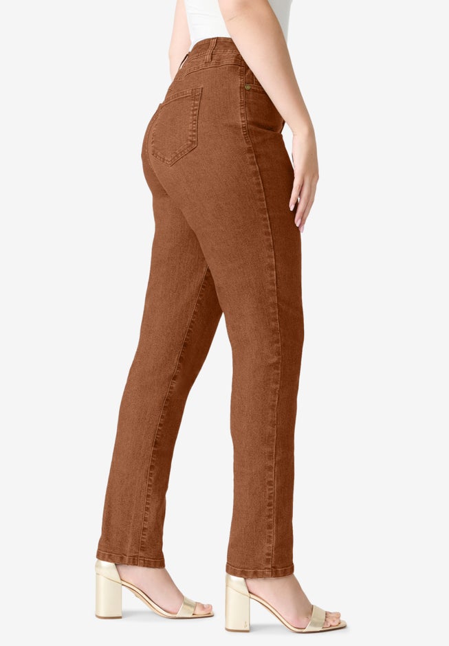 Plus Size Classic Stretch Straight Leg Jean image number 3