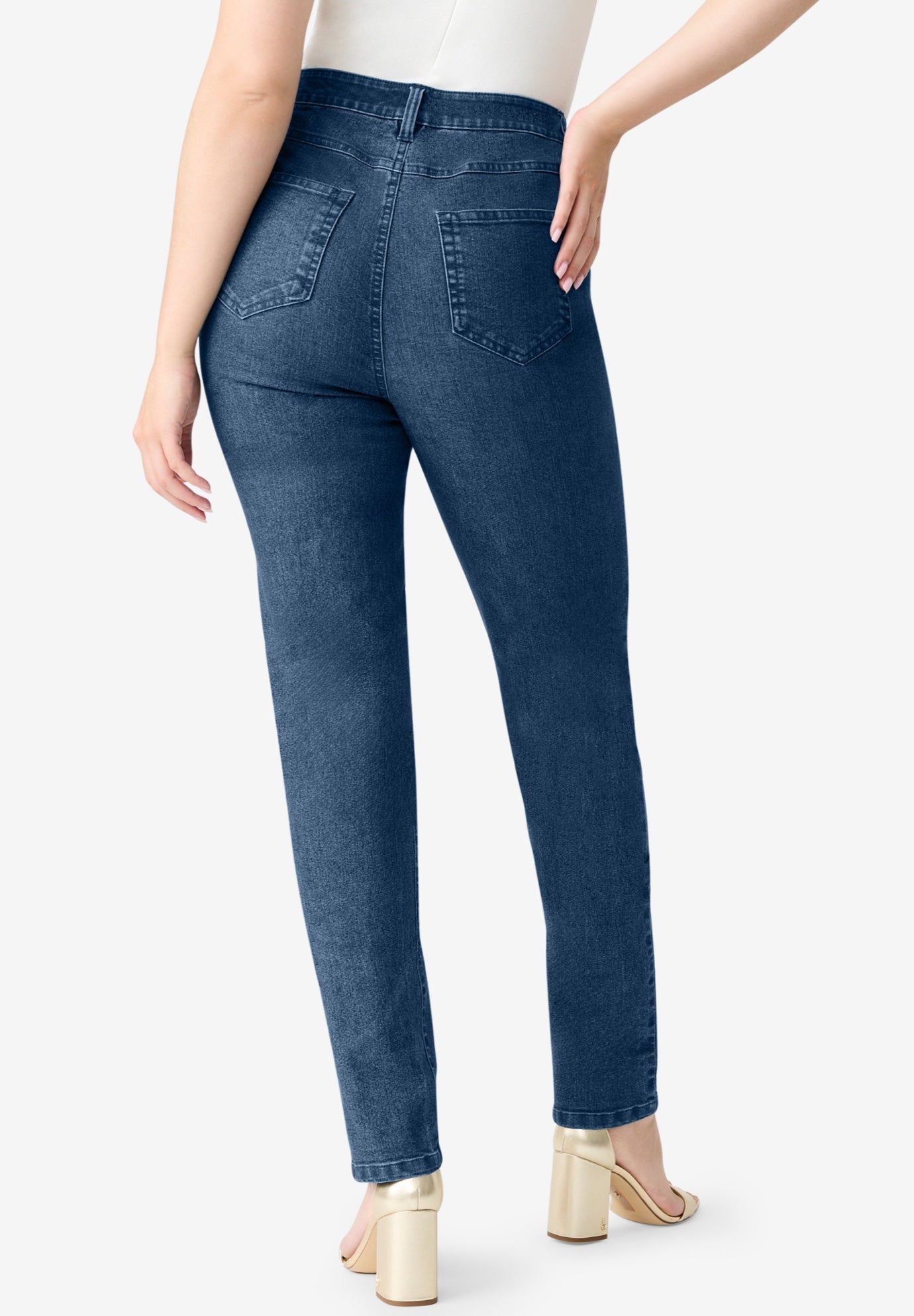 Plus Size 24/7 Stretch Straight Leg Jean image number 0