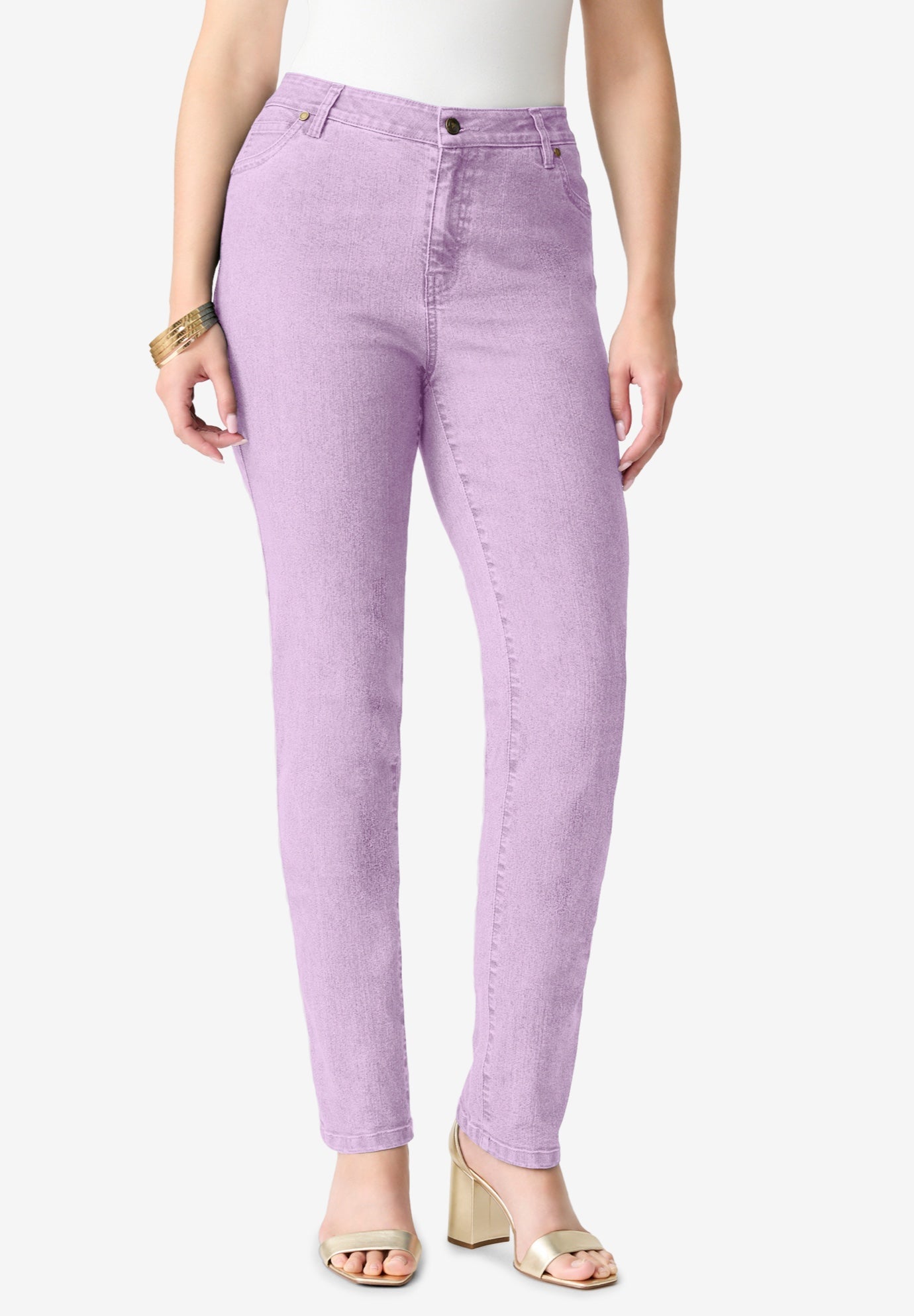 Plus Size Classic Stretch Straight Leg Jean image number 0