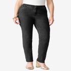 Plus Size Perfect Fit Stretch Straight Leg Jean image number null