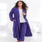 Long Flannel Robe image number 8