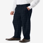 Easy Movement Plain-Front Expandable Dress Pants image number null