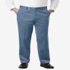 Easy Movement Plain-Front Expandable Dress Pants image number null