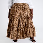 Flowing Crinkled Maxi Skirt image number null