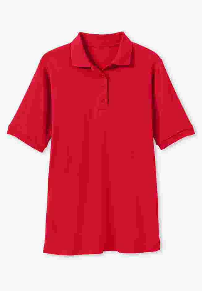 Elbow-Sleeve Polo Tunic image number 5