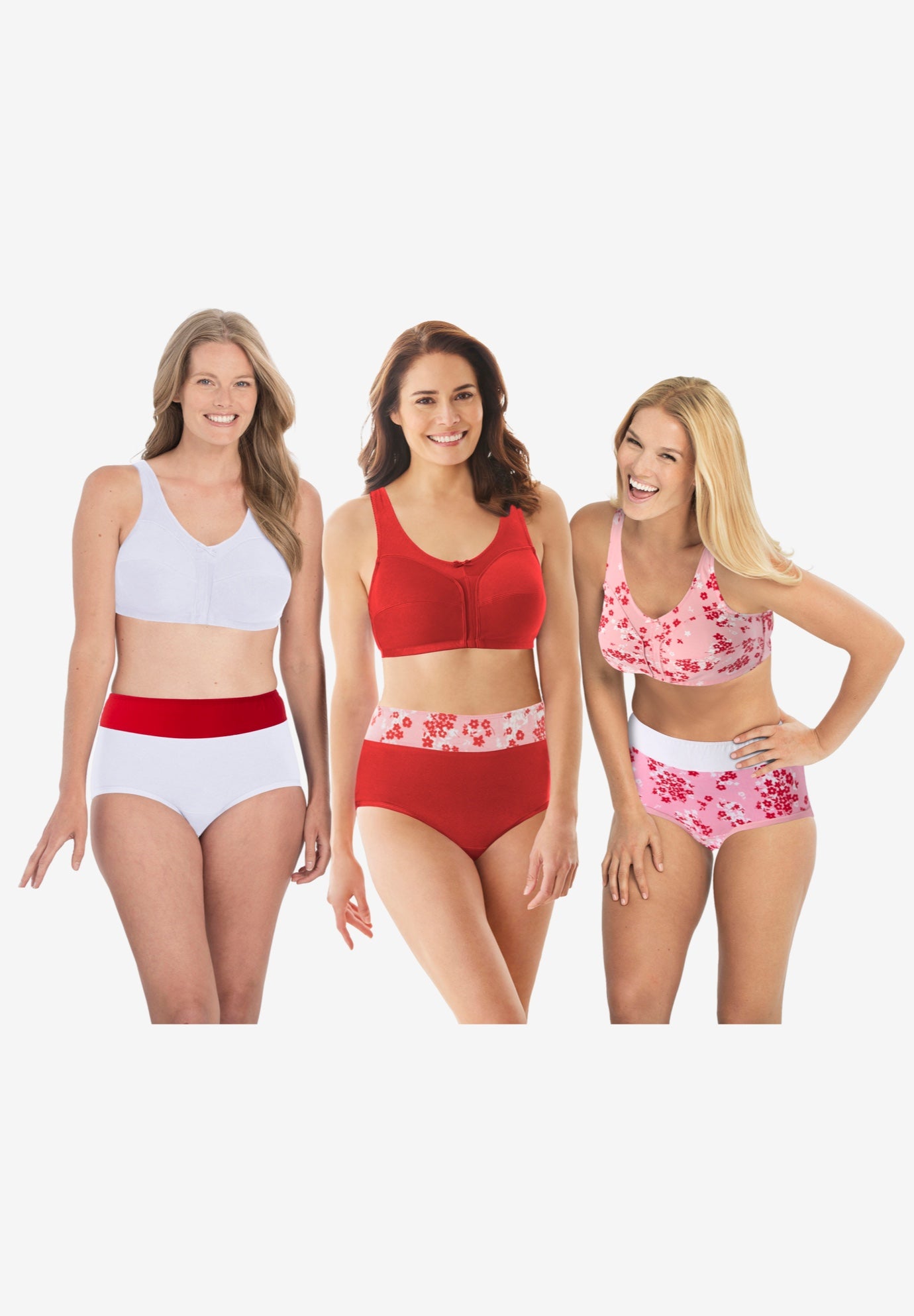 Full Coverage Stretch Cotton Color Block Brief 3-Pack image number 2