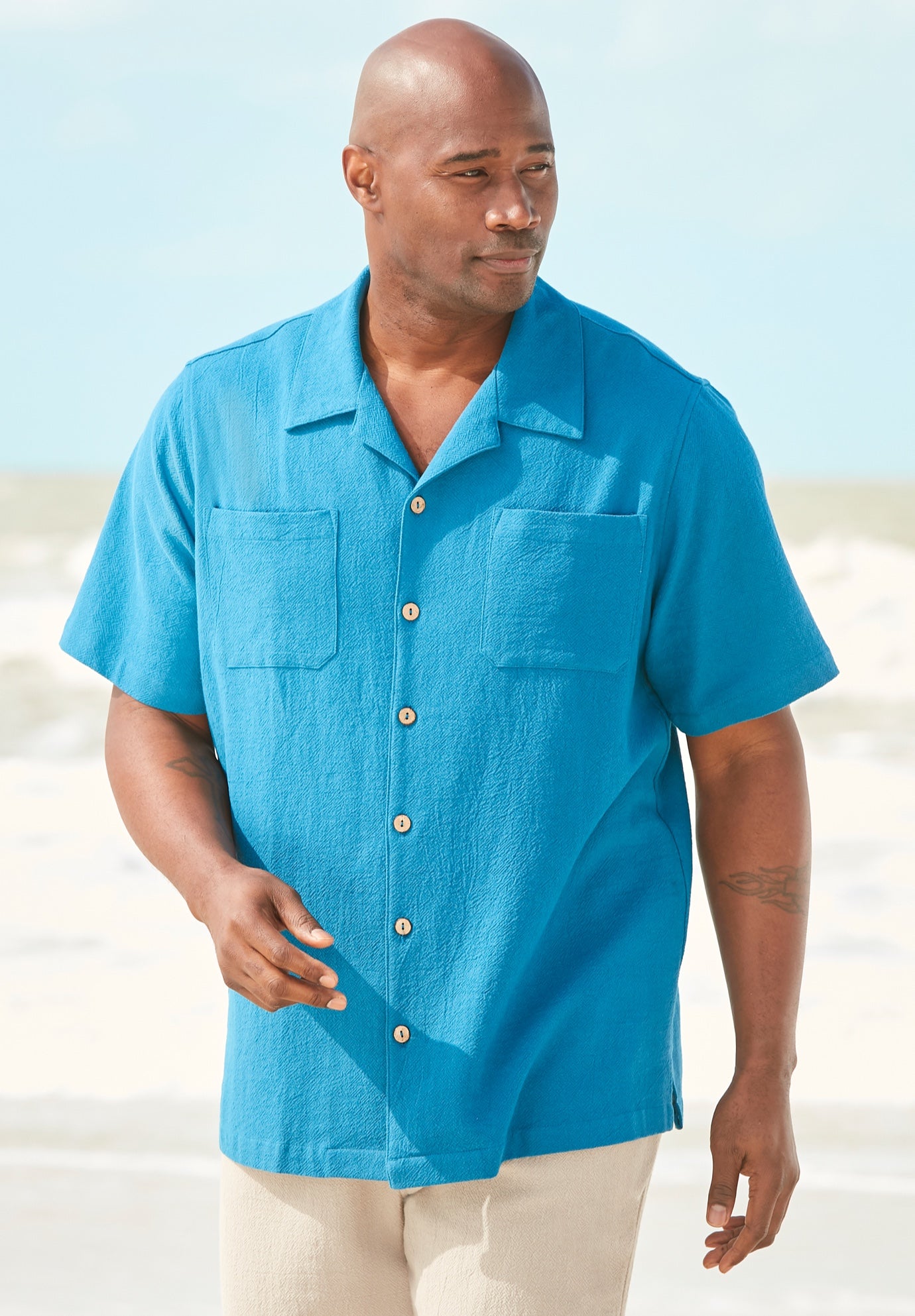 Gauze Camp Shirt image number 6