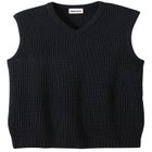 Shaker Knit V-Neck Sweater Vest image number null