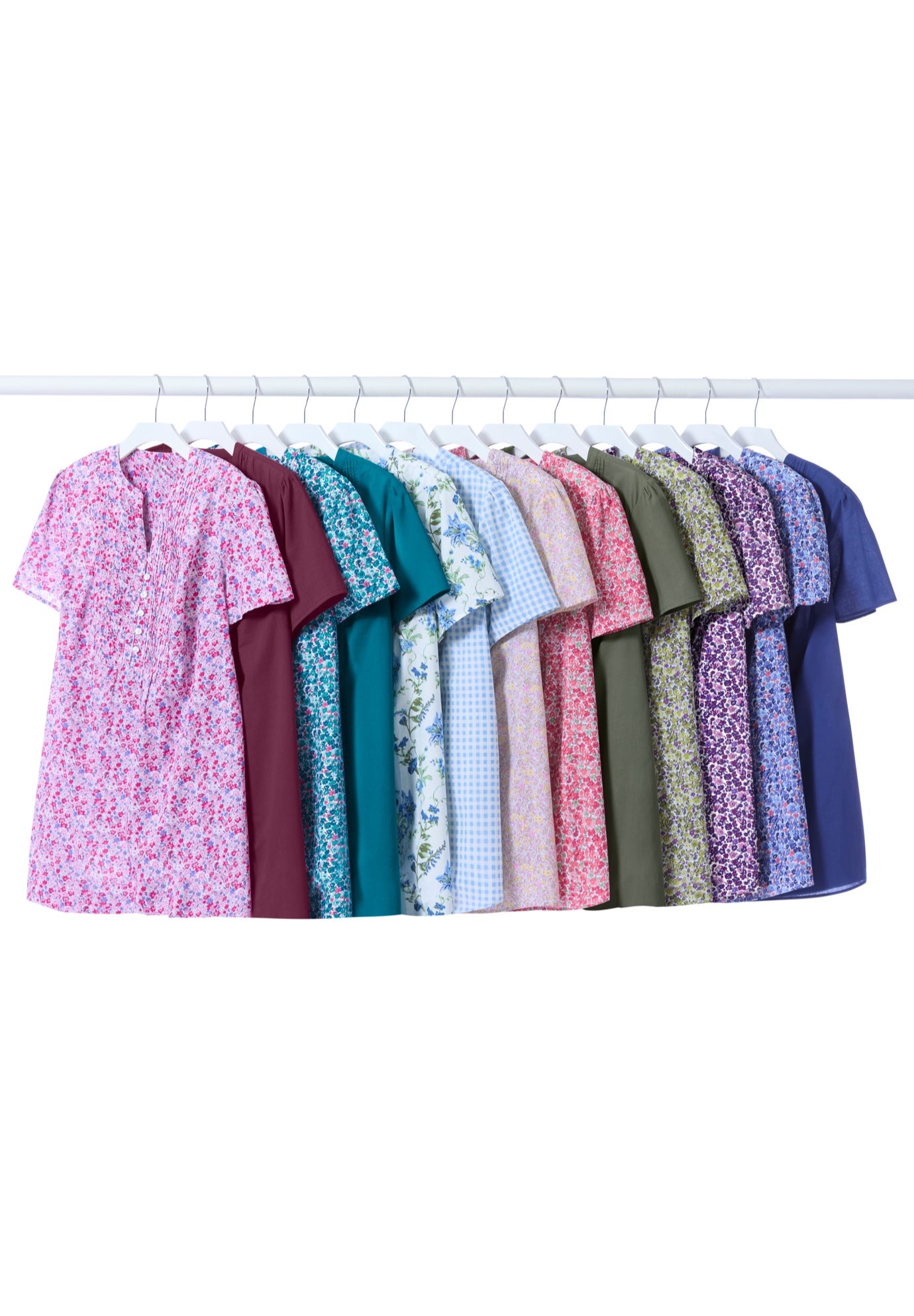 Pintucked Half-Button Tunic image number 4