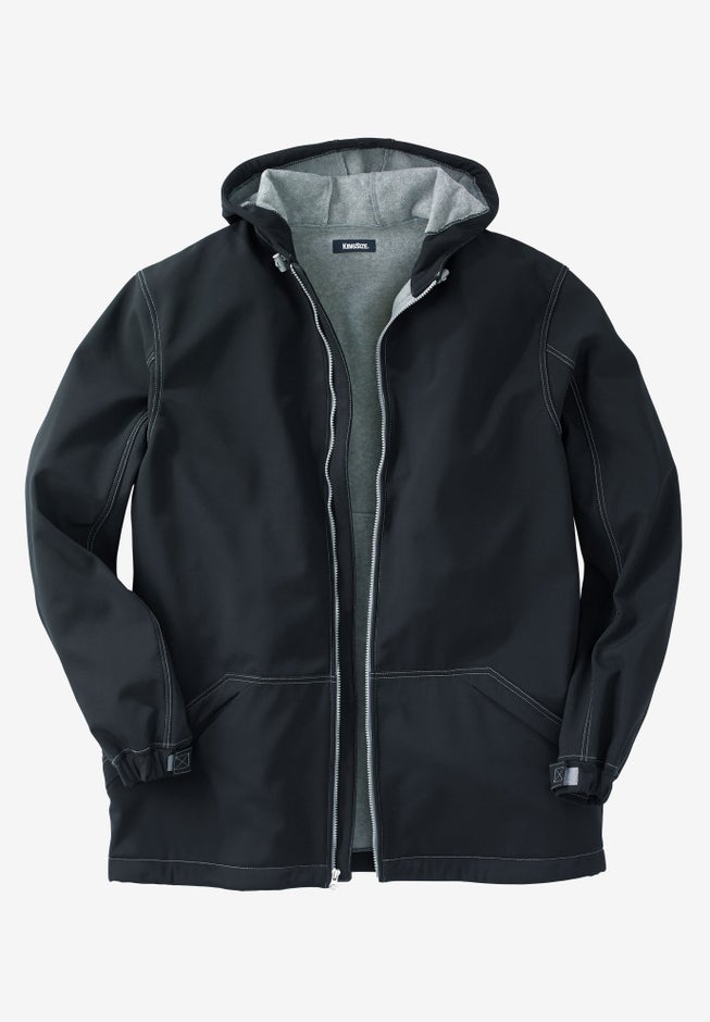 Fleece-Lined Slicker Rain Coat image number 0