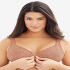 Glamorise® Wonderwire® Stretch Lace Front-Close Underwire Bra image number null