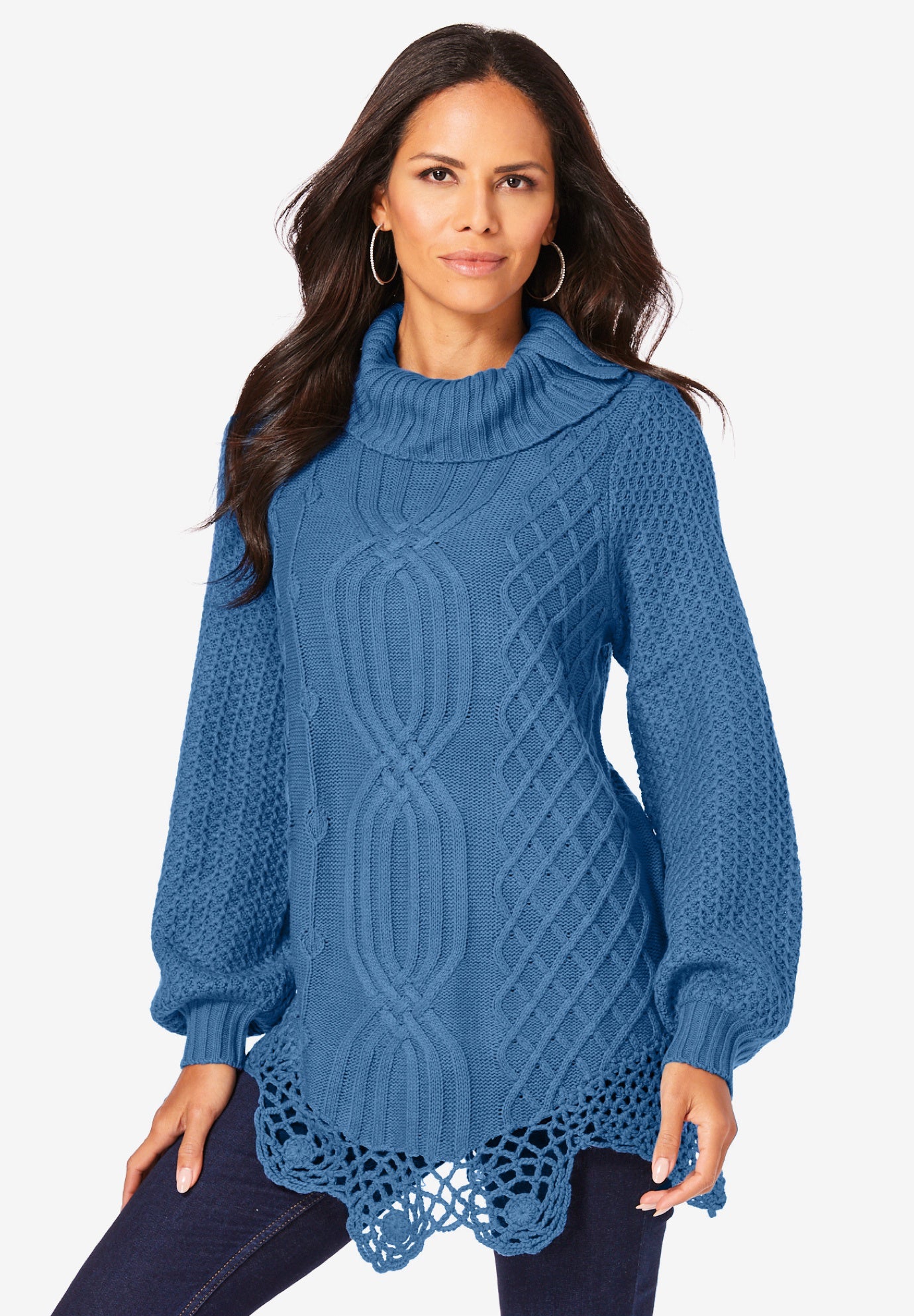 Cable Knit Pullover Sweater image number 0