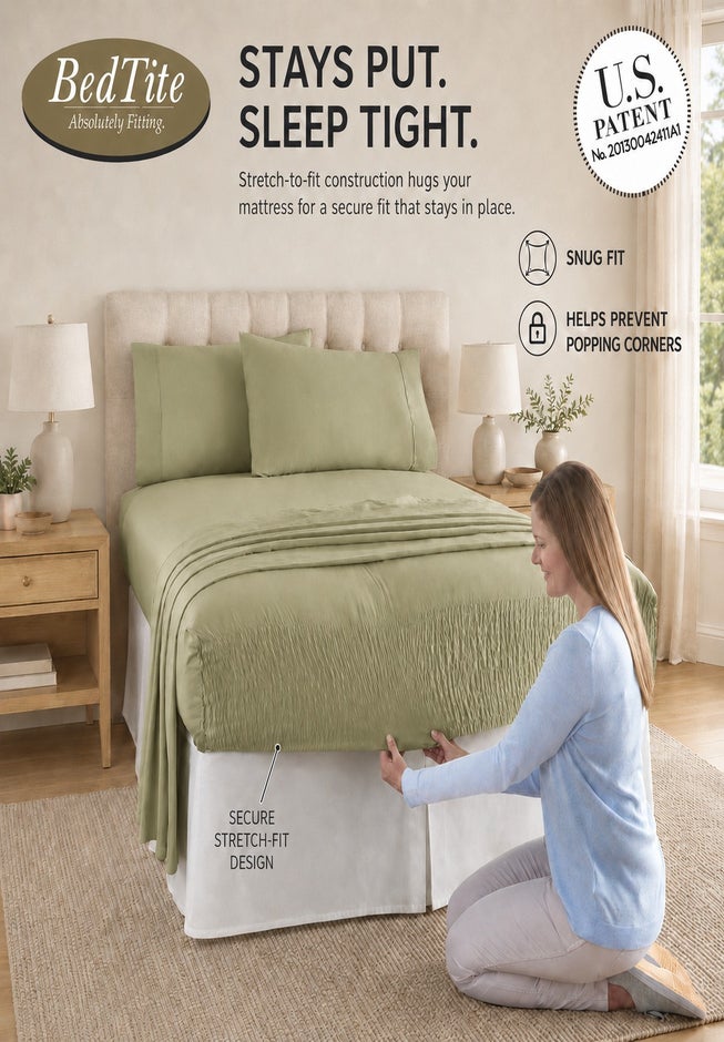 Bed Tite&trade; 300 Thread Count Sheet Set image number 3
