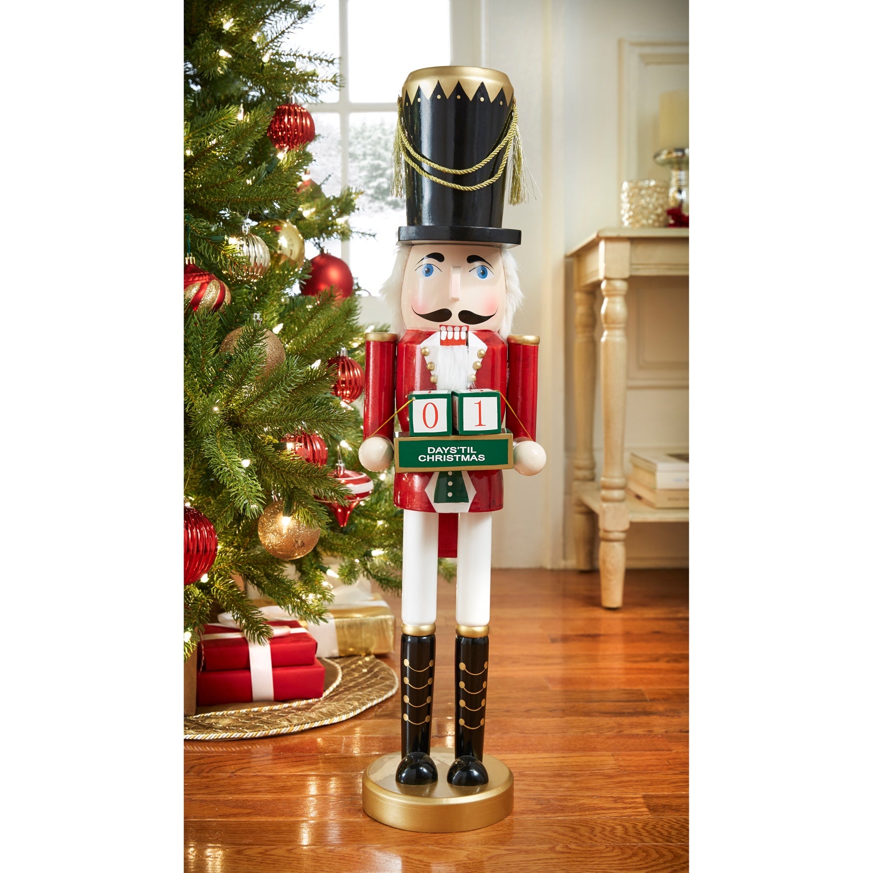26"H Nutcracker with Advent Calendar Fullbeauty Outlet
