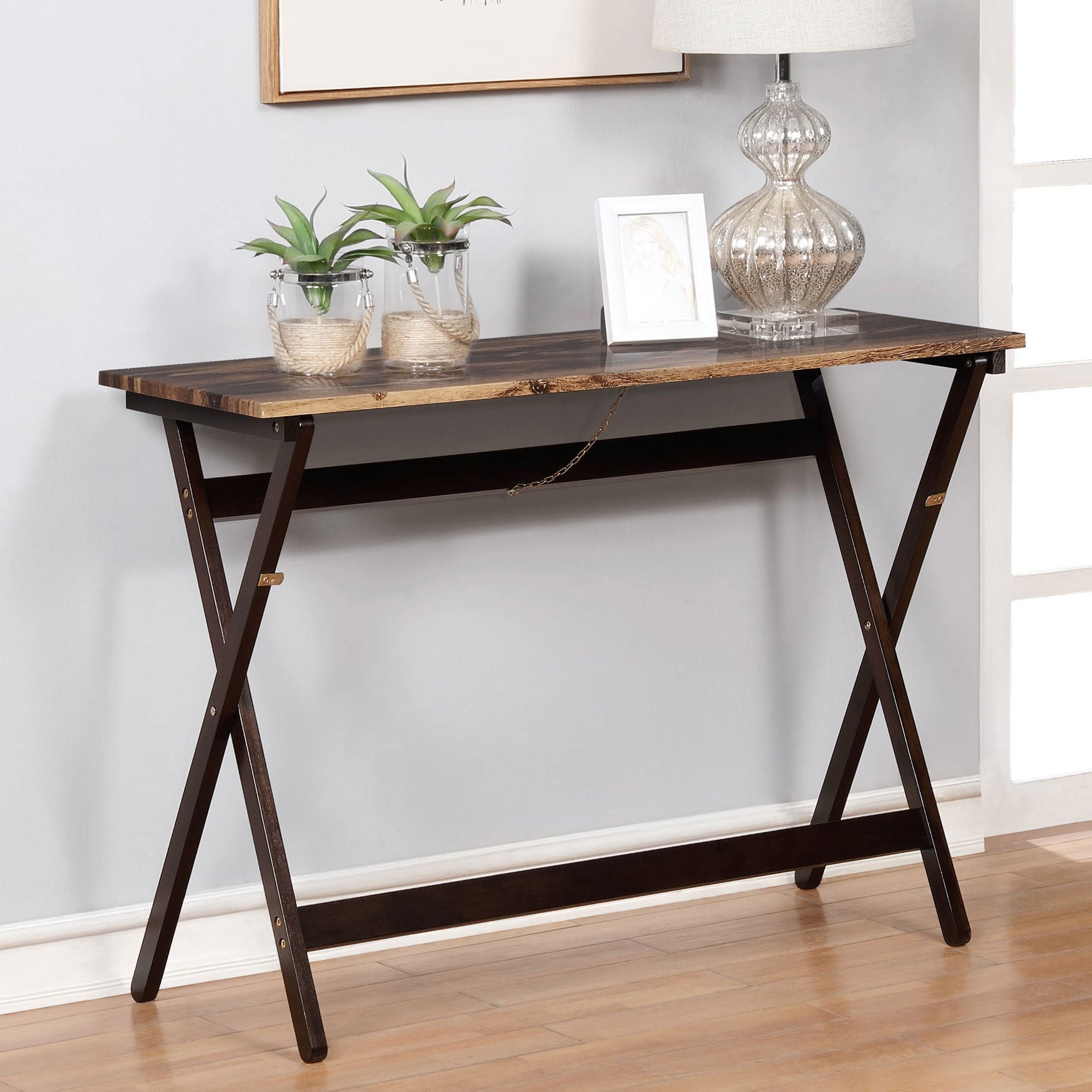 Folding conference tables