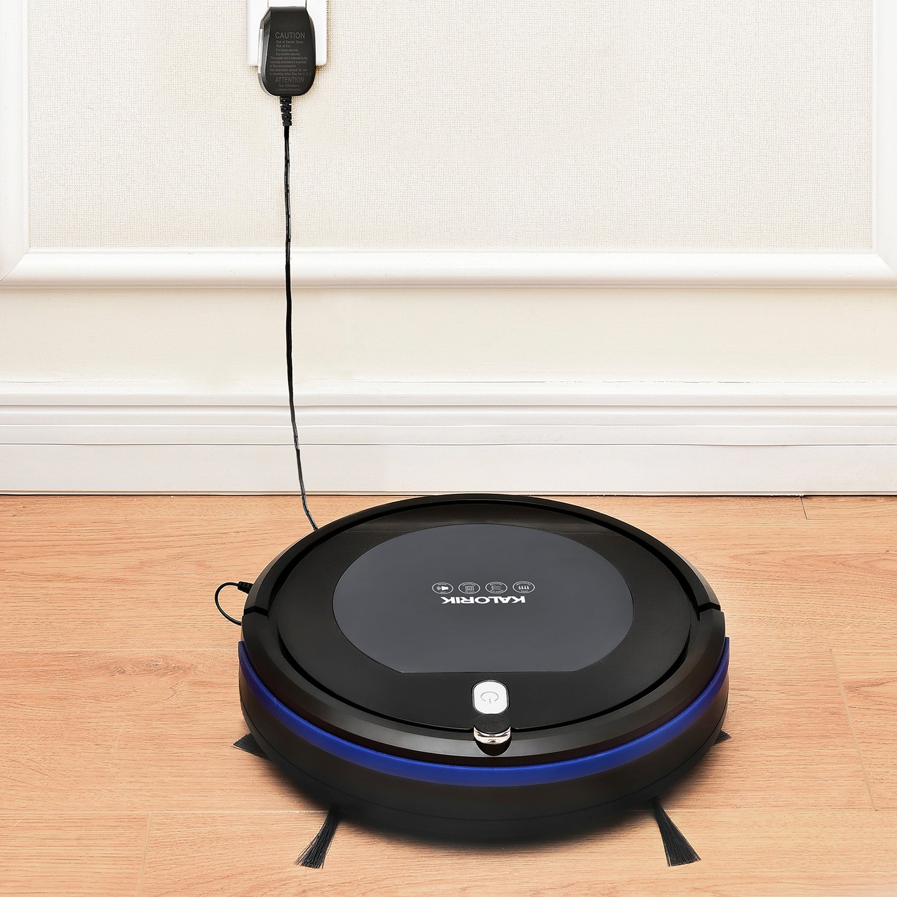 Kalorik Home Ionic Pure Air Robot Vacuum, Black and Gray Fullbeauty