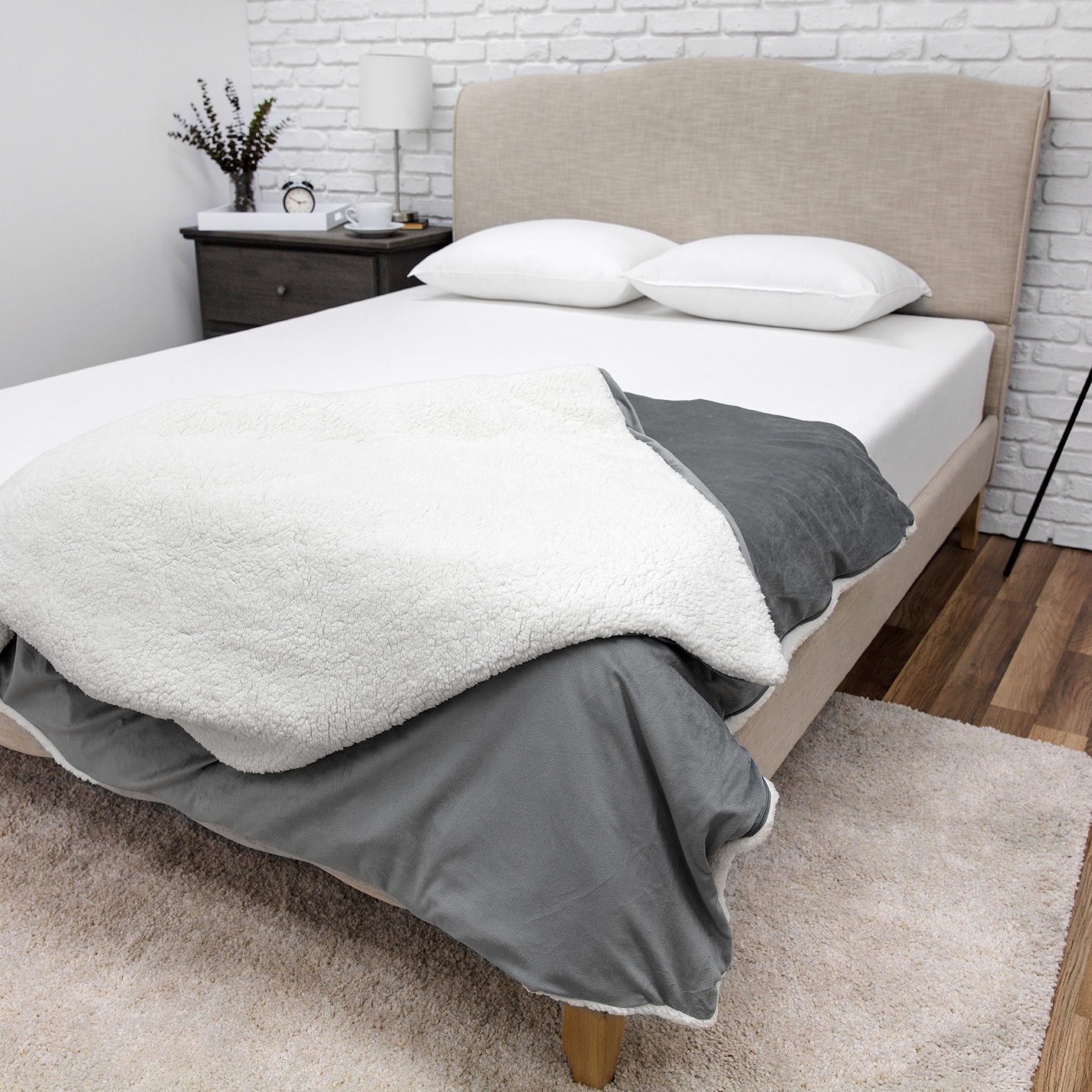 SensorPEDIC Serenity 15lb. Weighted Blanket with Removable Cover with