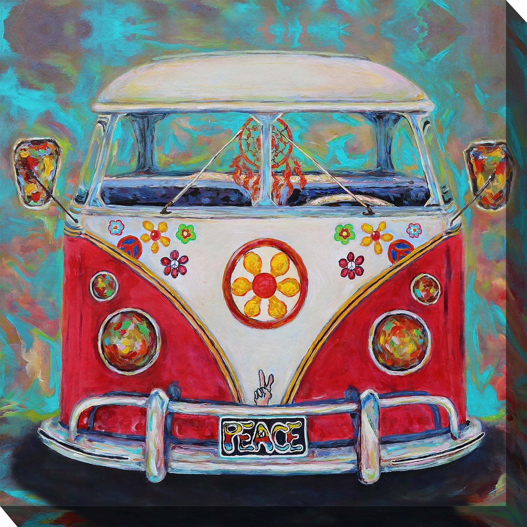 Hippie Van Outdoor Wall Art Fullbeauty Outlet
