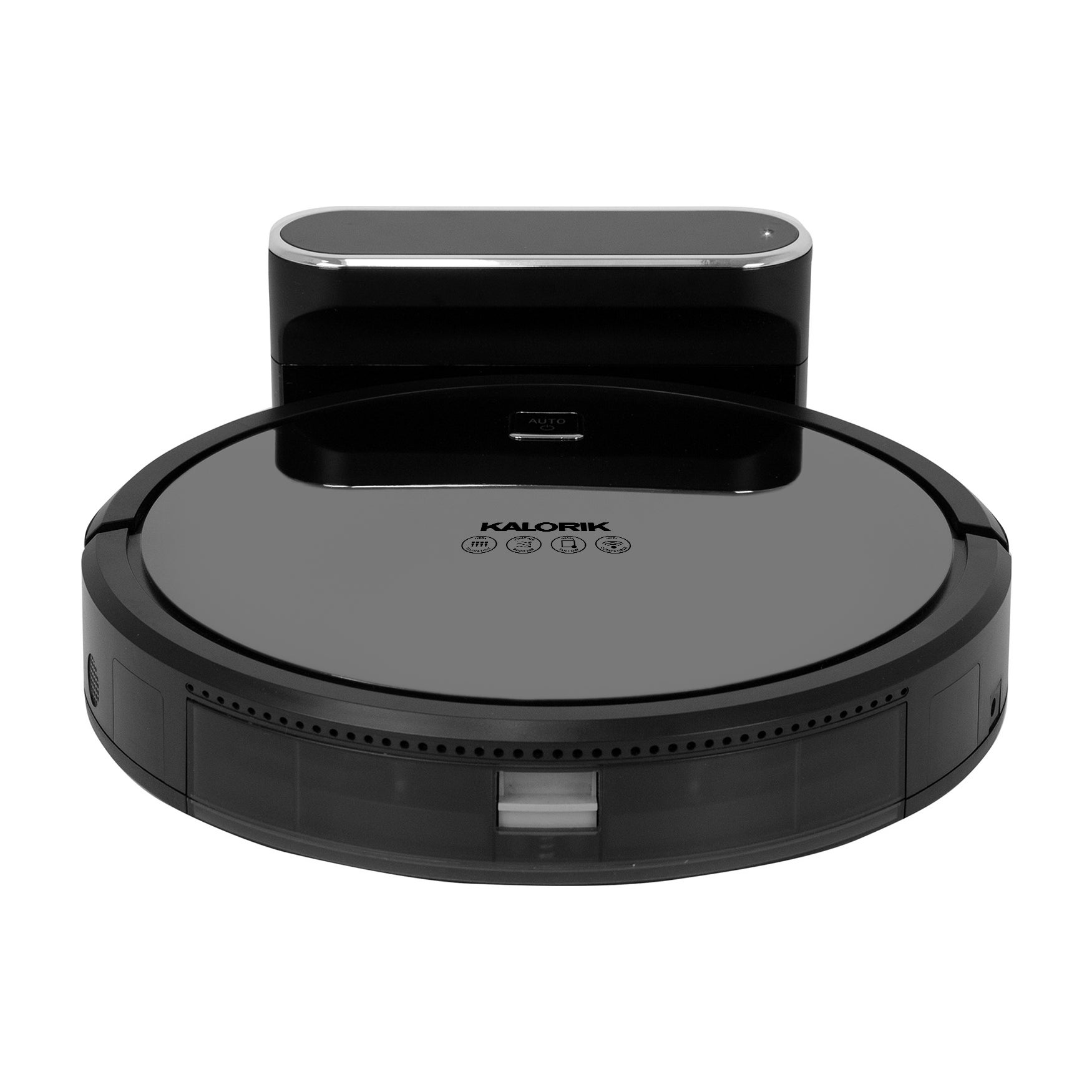 Kalorik Home Ionic Pure Air Smart Robot Vacuum, Black and Gray