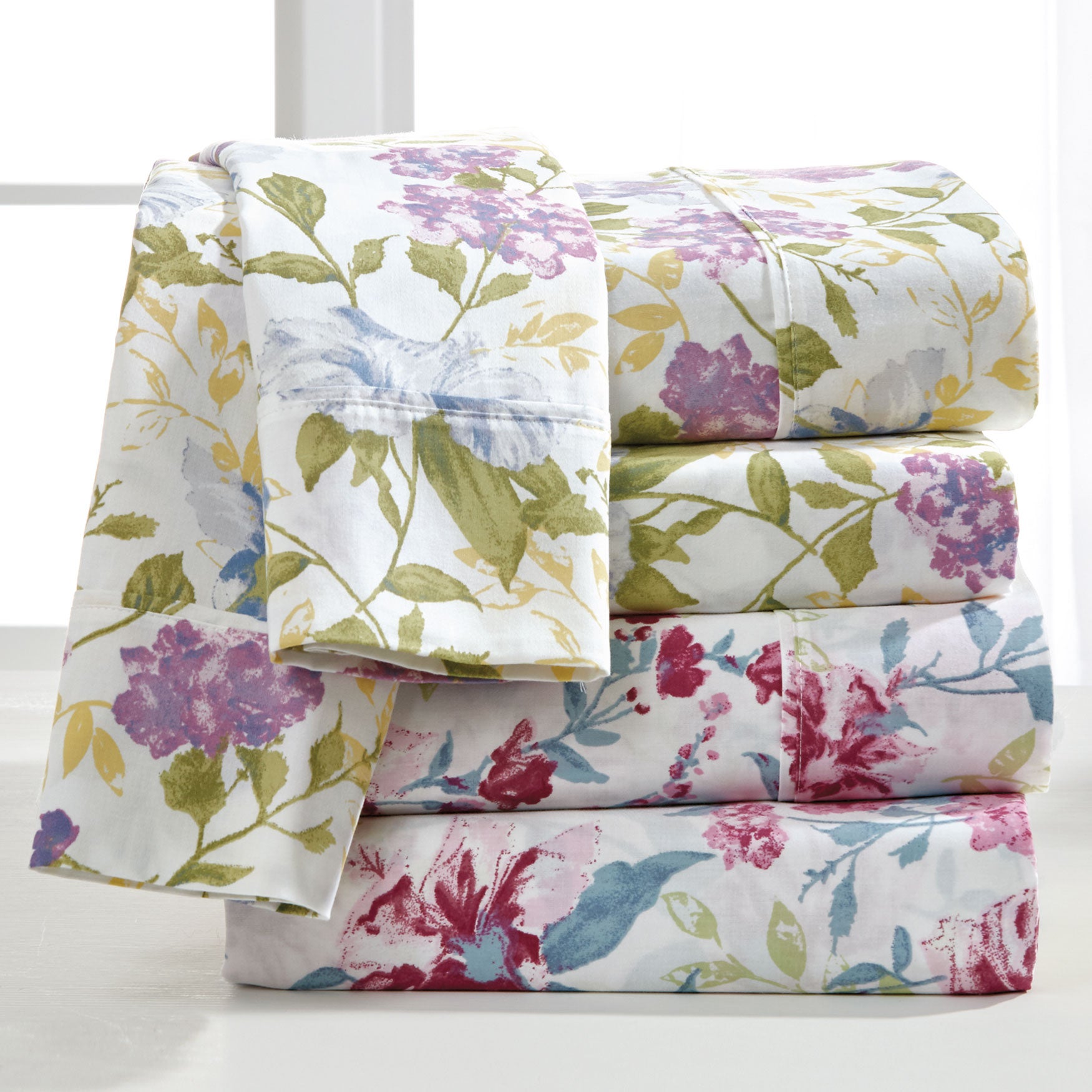 300TC Cotton Printed Bed Tite™ Sheet Set Fullbeauty Outlet