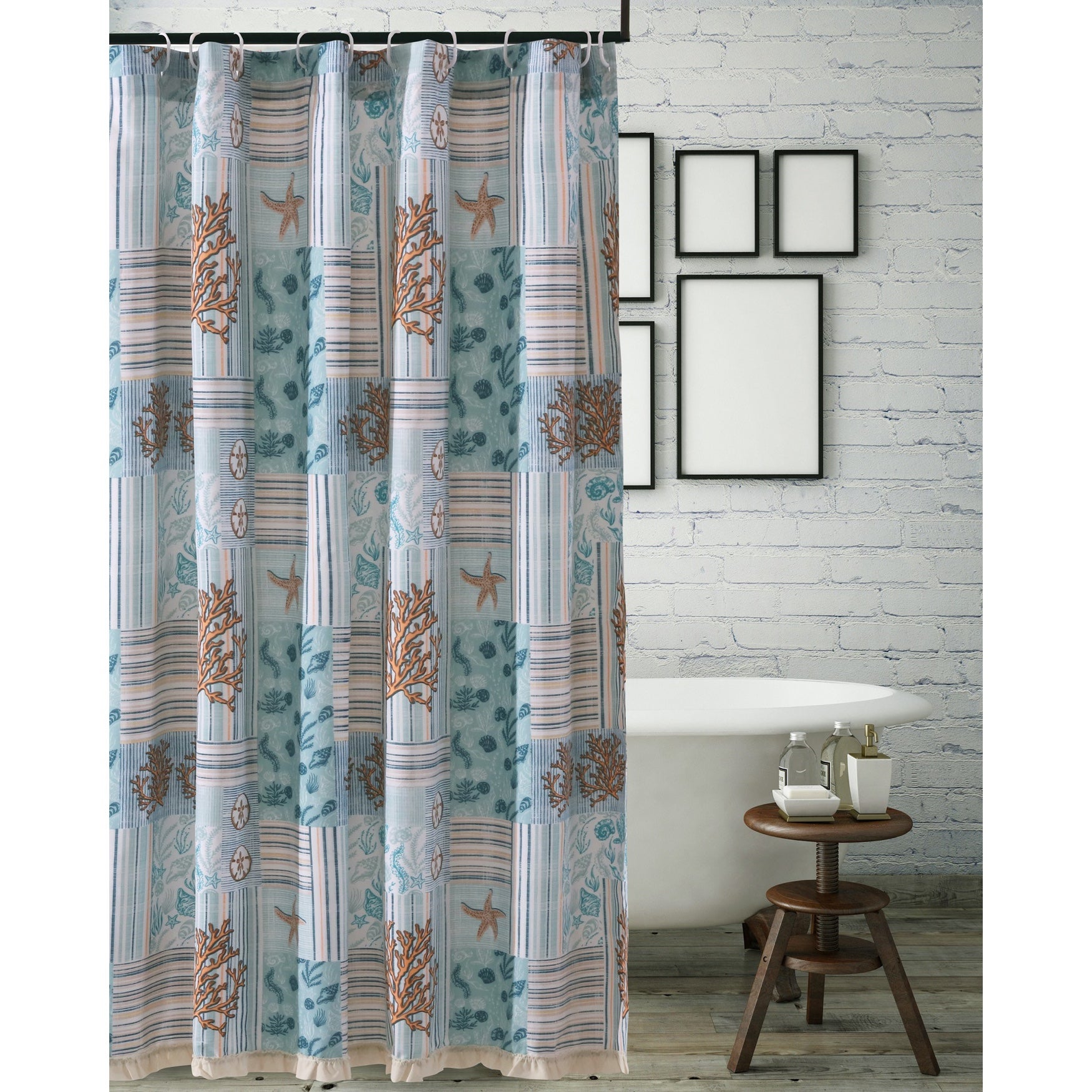 Key West Seafoam Shower Curtain Fullbeauty Outlet
